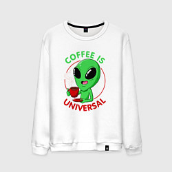 Мужской свитшот Coffee is universal