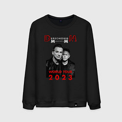 Свитшот хлопковый мужской Depeche Mode 2023 Memento Mori - Dave & Martin 09, цвет: черный