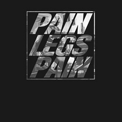 Свитшот хлопковый мужской Legs day, цвет: черный — фото 2