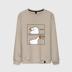 Мужской свитшот Орущий гусь