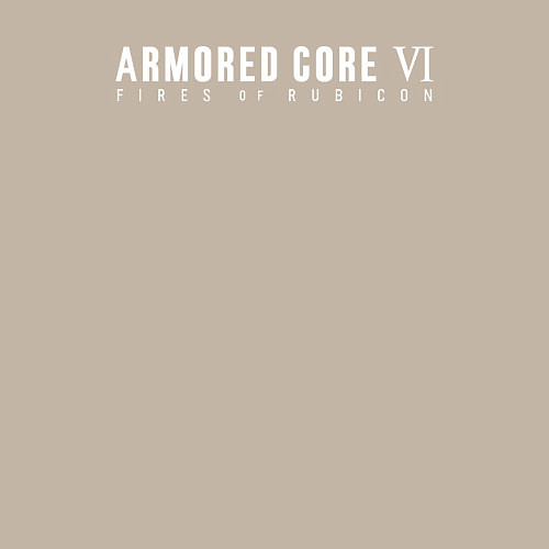 Мужской свитшот Armored core 6 logo / Миндальный – фото 3