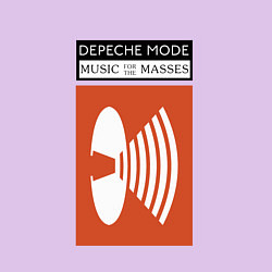 Свитшот хлопковый мужской Depeche Mode - For The Masses Tour, цвет: лаванда — фото 2