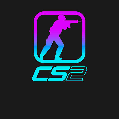 Мужской свитшот КС 2 неоновый / Черный – фото 3