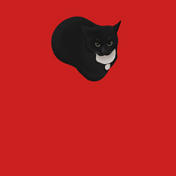 Свитшот хлопковый мужской Maxwell cat, цвет: красный — фото 2