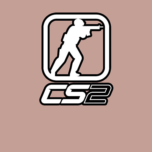 Мужской свитшот CS2 logo / Пыльно-розовый – фото 3