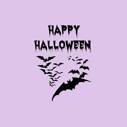 Свитшот хлопковый мужской Хэллоуин и летучие мыши, цвет: лаванда — фото 2