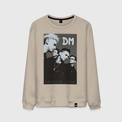 Свитшот хлопковый мужской Depeche Mode 90 Violator, цвет: миндальный