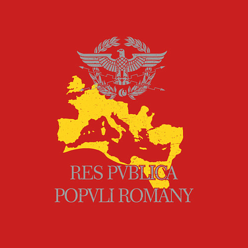 Мужской свитшот Rome empire / Красный – фото 3