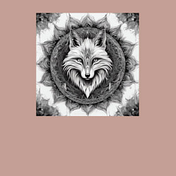 Свитшот хлопковый мужской Мандала-лиса, цвет: пыльно-розовый — фото 2