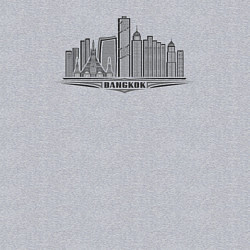 Свитшот хлопковый мужской Бангкок, цвет: меланж — фото 2