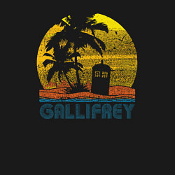 Свитшот хлопковый мужской Gallifrey, цвет: черный — фото 2