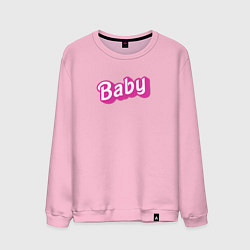 Мужской свитшот Baby: pink barbie style