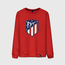 Свитшот хлопковый мужской Atletico Madrid FC, цвет: красный