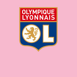 Свитшот хлопковый мужской Olympique lyonnais fc, цвет: светло-розовый — фото 2