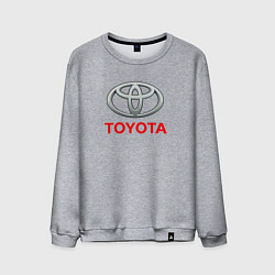 Свитшот хлопковый мужской Toyota sport auto brend, цвет: меланж
