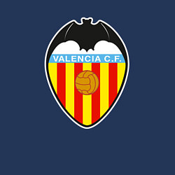 Свитшот хлопковый мужской Valencia fc sport, цвет: тёмно-синий — фото 2