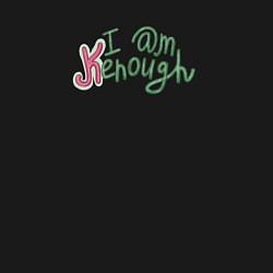 Свитшот хлопковый мужской Я просто Кен из фильма про Барби, цвет: черный — фото 2