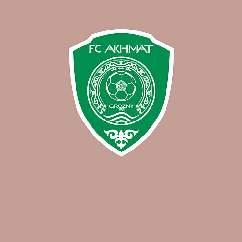 Мужской свитшот Футбольный клуб Ахмат кавказ / Пыльно-розовый – фото 3