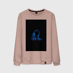 Мужской свитшот Темный Соник