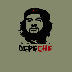 Свитшот хлопковый мужской Dave Gahan from Depeche Mode - Depe Che, цвет: авокадо — фото 2