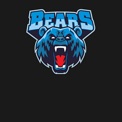 Свитшот хлопковый мужской Bears team, цвет: черный — фото 2