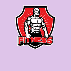 Свитшот хлопковый мужской Fitness body, цвет: лаванда — фото 2