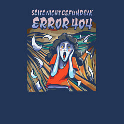 Свитшот хлопковый мужской Seite night gefunden error 404, цвет: тёмно-синий — фото 2