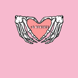 Свитшот хлопковый мужской Хештег в моменте, цвет: светло-розовый — фото 2