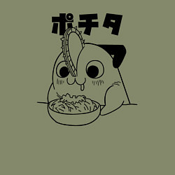 Свитшот хлопковый мужской Почита милашка, цвет: авокадо — фото 2