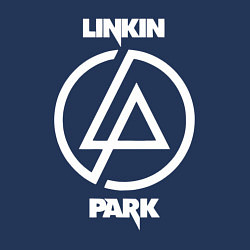 Свитшот хлопковый мужской Linkin Park logo, цвет: тёмно-синий — фото 2