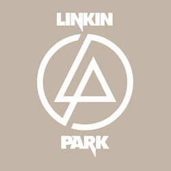 Свитшот хлопковый мужской Linkin Park logo, цвет: миндальный — фото 2