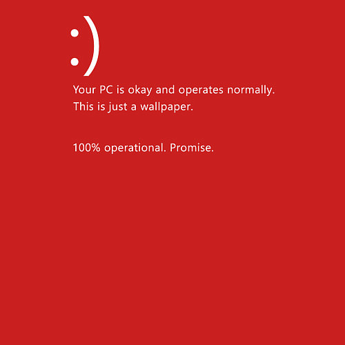 Мужской свитшот Синий экран windows / Красный – фото 3