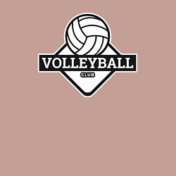 Свитшот хлопковый мужской Volleyball club, цвет: пыльно-розовый — фото 2