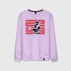 Свитшот хлопковый мужской 23 Jordan, цвет: лаванда