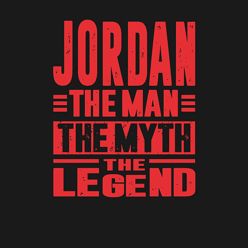 Мужской свитшот Джордан легенда / Черный – фото 3