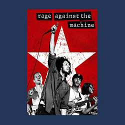 Свитшот хлопковый мужской Rage Against the Machine - group, цвет: тёмно-синий — фото 2