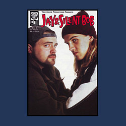Свитшот хлопковый мужской Jay and Silent Bob, цвет: тёмно-синий — фото 2
