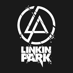 Свитшот хлопковый мужской Linkin Park - white, цвет: черный — фото 2