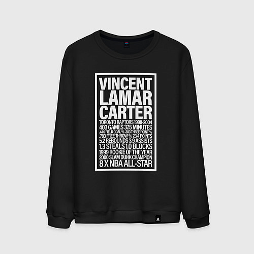 Мужской свитшот Vince Carter / Черный – фото 1
