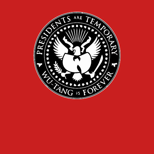 Мужской свитшот Президенты временны - Ву навсегда / Красный – фото 3