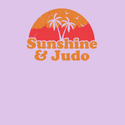 Свитшот хлопковый мужской Sunshine and judo, цвет: лаванда — фото 2
