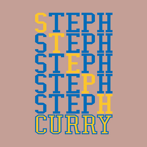 Мужской свитшот Steph Curry / Пыльно-розовый – фото 3