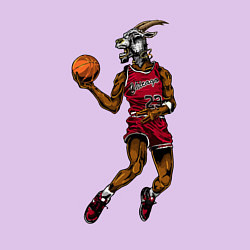 Свитшот хлопковый мужской Goat Jordan, цвет: лаванда — фото 2