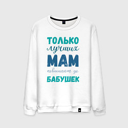 Мужской свитшот Мама самая лучшая бабушка