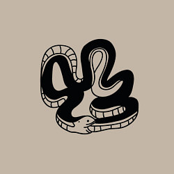 Свитшот хлопковый мужской Змея уроборос, цвет: миндальный — фото 2