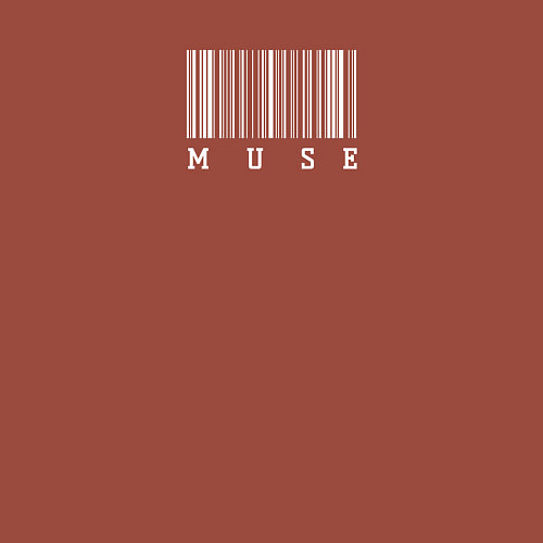 Мужской свитшот Muse штрихкод / Кирпичный – фото 3