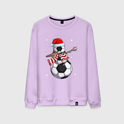 Мужской свитшот Soccer snowman