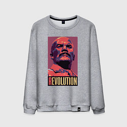 Мужской свитшот Lenin revolution