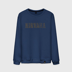 Мужской свитшот Nirvana grunge text