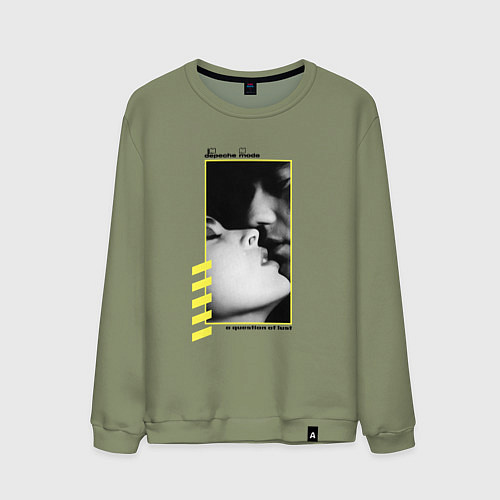Мужской свитшот Depeche Mode a question of lust / Авокадо – фото 1
